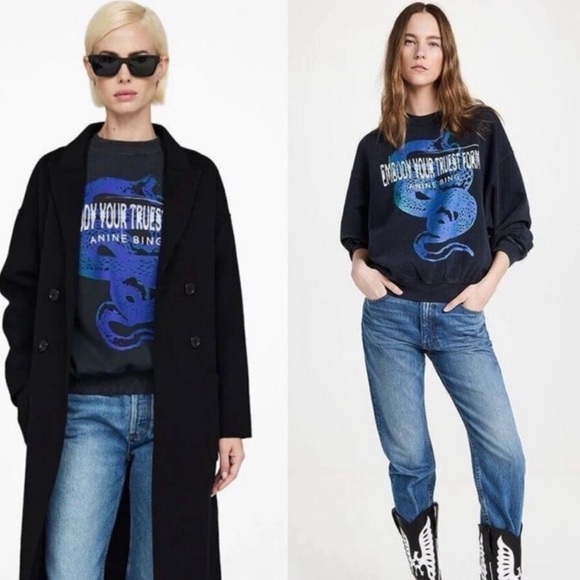 ANINE BING SWEATSHIRT - Picture 2 of 6